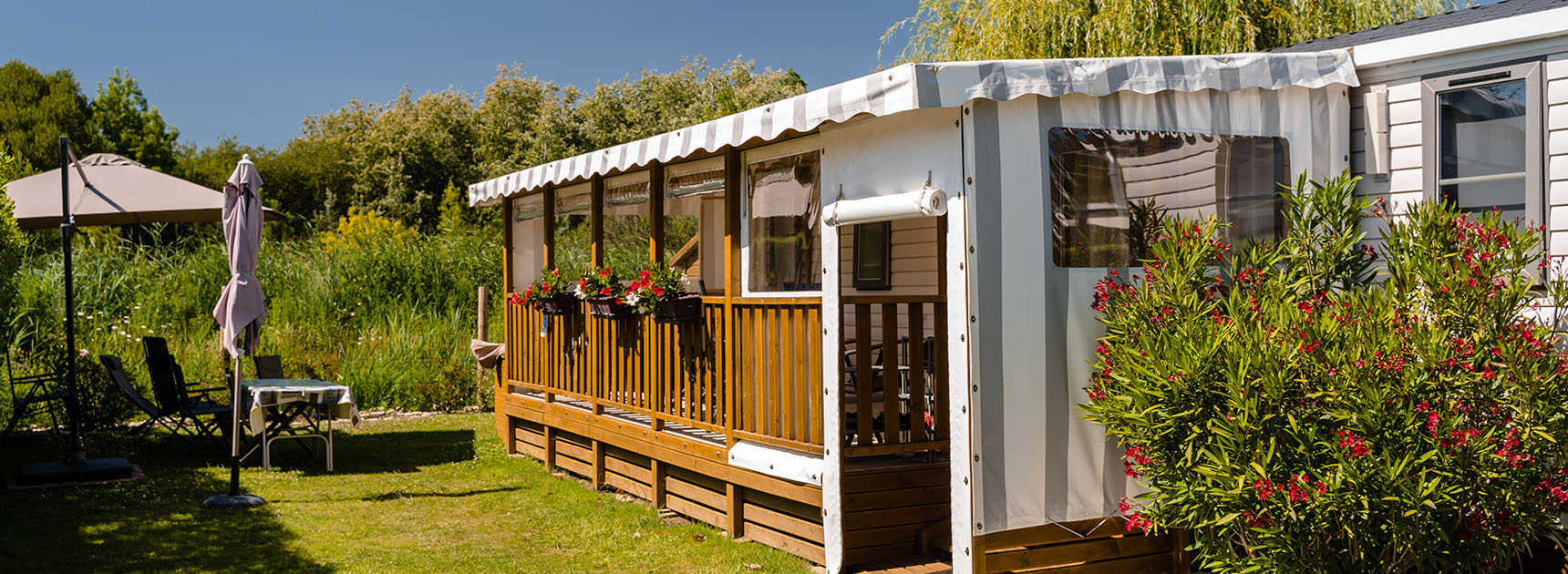 Mobil home du camping Mer et Soleil d'Oléron