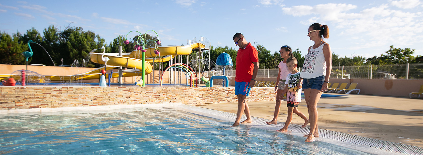 Piscine du camping Les Oyats