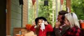 Halloween en camping en famille